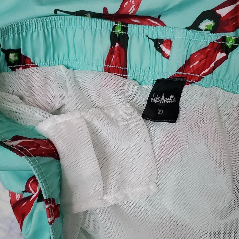 Men's Jake Austin Chili Pepper Swim Shorts